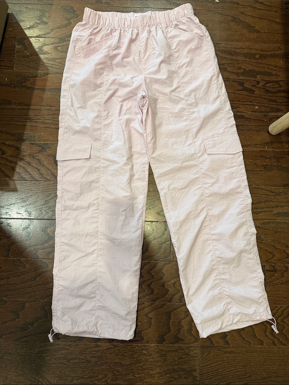 Wilo The Label light pink parachute cargo pants, medium - Picture 2 of 8